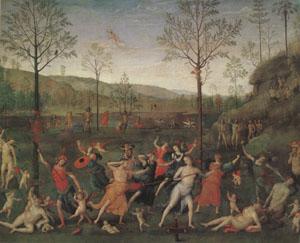 Pietro Vannuci called il Perugino The Combat of Love and Chastity (mk05) Sweden oil painting art